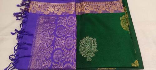 SOFT SILK SAREE WITH BLOUSE